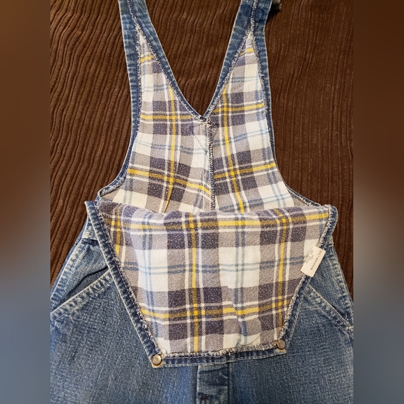 Vintage Oshkosh B'gosh flannel lined Vestbak Denim overalls 1986 size 4 toddler - Picture 11 of 16